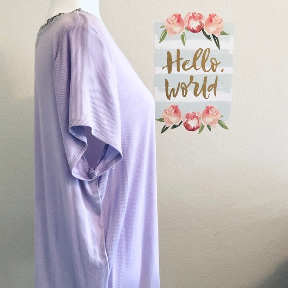 NWT❣️JLo dressy lavender top - Picture 3 of 6